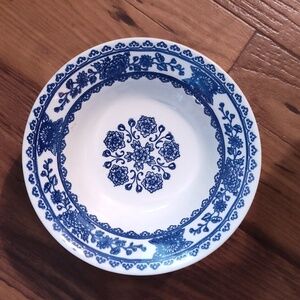 Vintage Royal USA Hampshire Blue & White Ironstone Bowls,6 1/4" (Set-2)